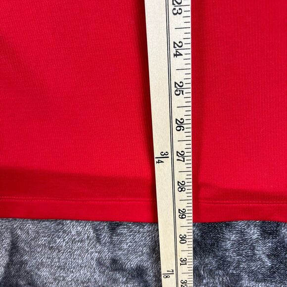 Nike Dri-Fit Ohio State Buckeyes Embroidered Polo Mens L Red Short Sleeve Swoosh - Picture 8 of 11